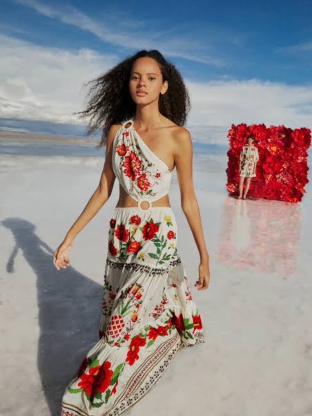 FARM Rio Embroidered Carmina Floral Maxi Dress sz Small NWT ABSOLUTELY GORGEOUS! - Picture 8 of 11